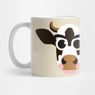 Cow With Daisy Magnets stickers Mug